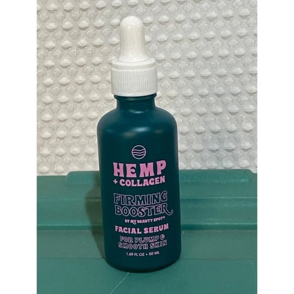 Hemp + Collagen Firming Booster‎ Facial Serum For Plump Smooth Skin 1.69 Oz 50ml